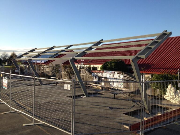 Bluestone school solar shade