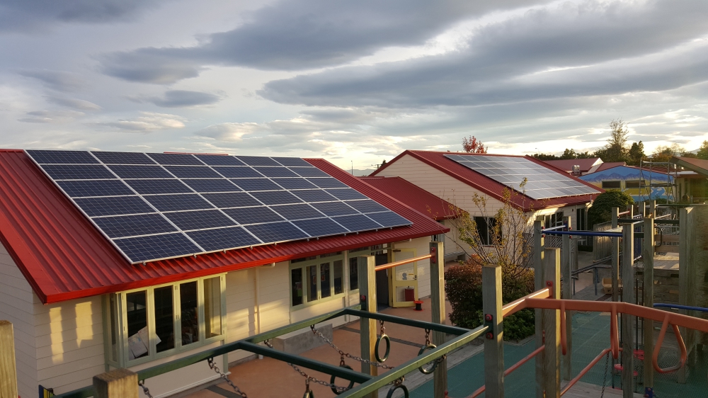 Bluestone school solar panels