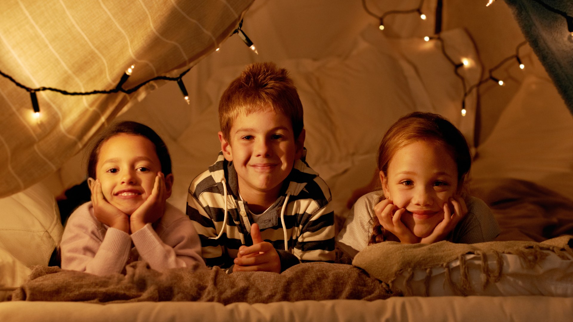 kids in warm healthy home
