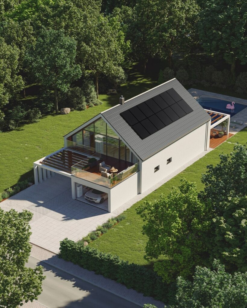 Maxeon Solar Technologies-new-SunPower Performance 7 solar panel on house